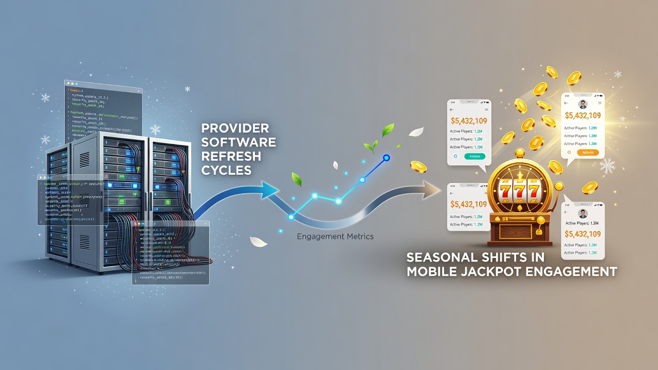 Seasonal patterns in mobile jackpot engagement tracked across provider updates