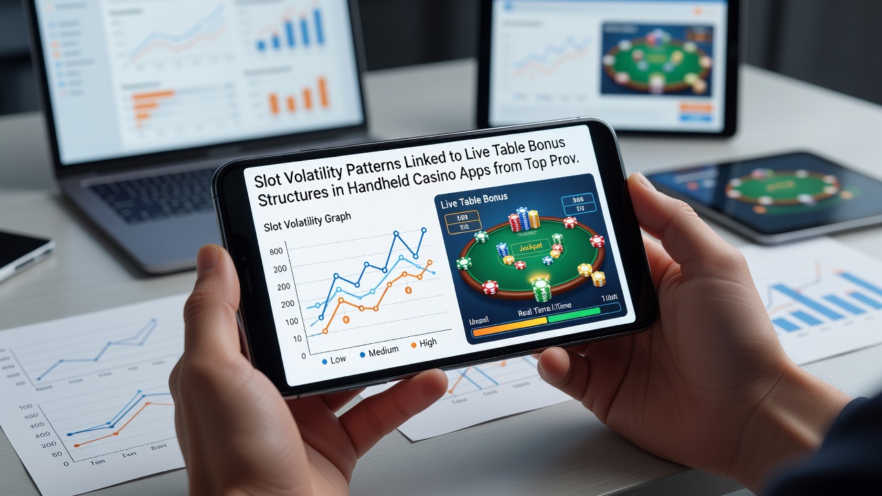 Data visualization of slot volatility metrics correlated with live table bonus activation rates in mobile casino apps